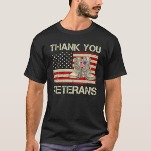 Tack Veterans Combat Boots Veteran Day Amerika T Shirt