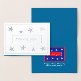 Tack Veterans Foil Card Folierat Kort