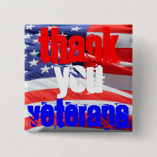 Tack Veterans Kärlek respekterar tacksamhet Knapp