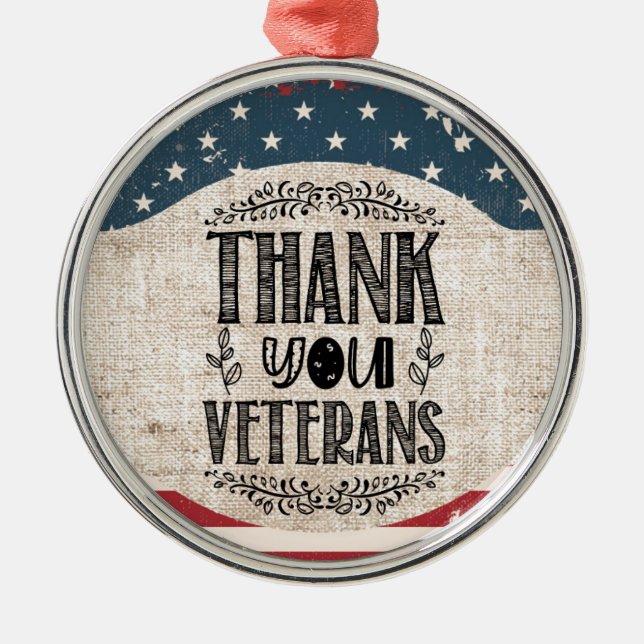 Tack Veterans Ornament (Framsidan)