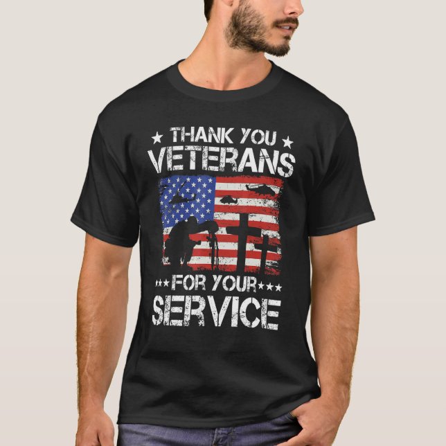 Tack Veterans Poppy Flower Combat Boots Veter T Shirt (Framsida)