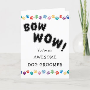 Tack Veterinary Dog Walker Groomer Caregiver Kort