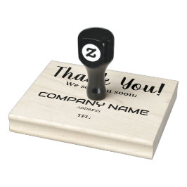 TACK Vi ses snart, affärskunder Stämpel