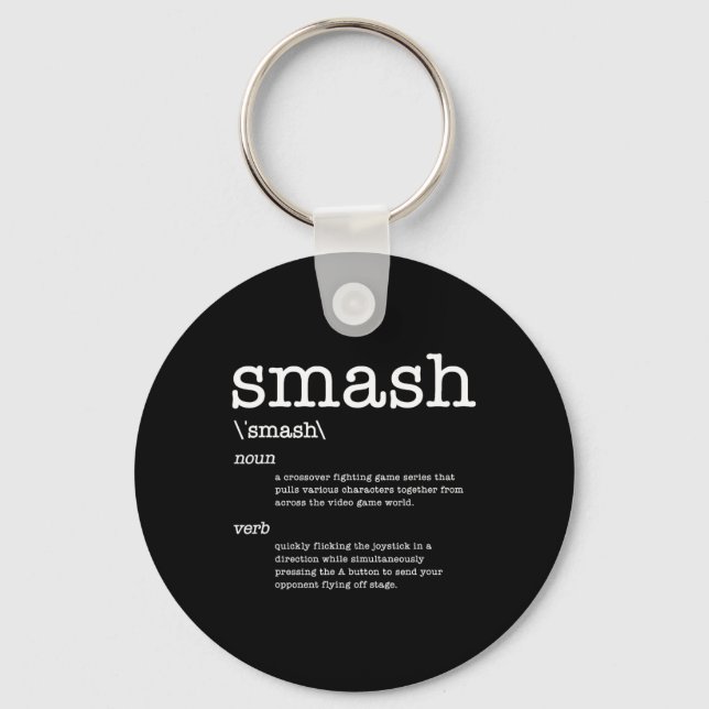 Tack Videospel Smash Definition TV-spel  Nyckelring (Framsida)
