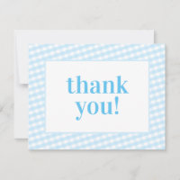 TACK vintage gingham mönster-pojke baby blue