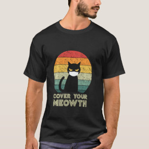 Täck Vintagen för den svarta mattan i Meowth T Shirt