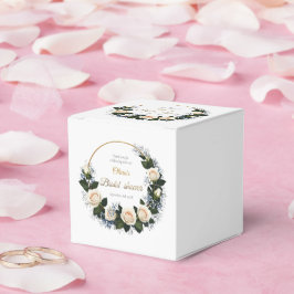 Tack Vit ros och Blue Baby's Bandeand Presentaskar