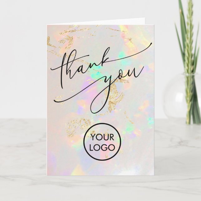 tack vita opal texturkort kort (Framsida)