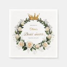 Tack Vita Rosor & Baby's Breath