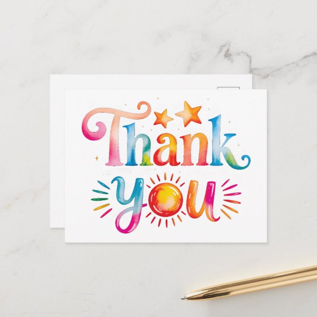 Tack Vykort (Fram/Back In Situ)