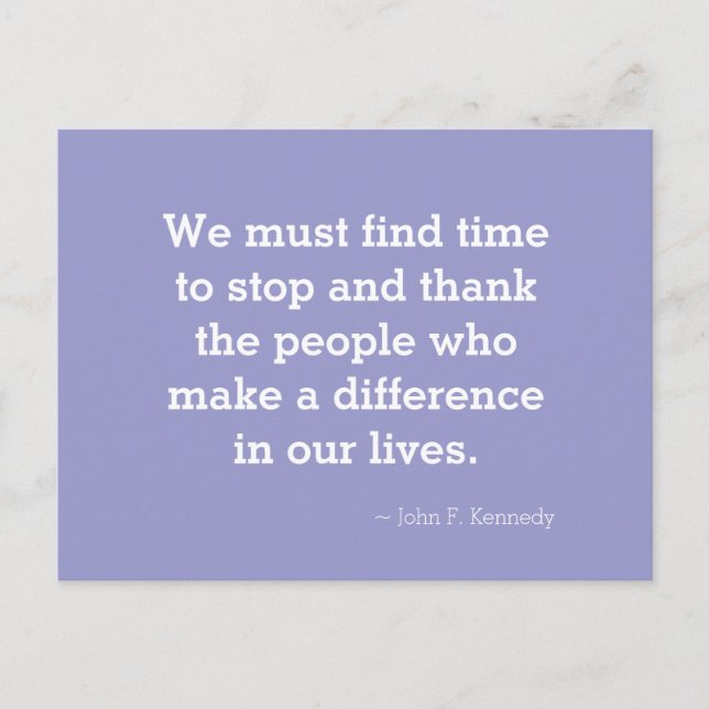 Tack-vykort för inspirationsoffert vykort (Framsida)