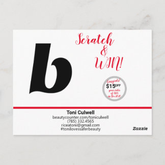 Tack vykort med tävling