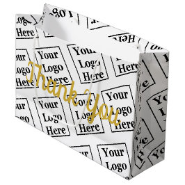 Tack White Guld Script Business Logotyp Mönster