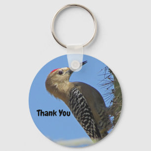 Tack Woodpecker Saguaro Cactus Photo Bird Nyckelring