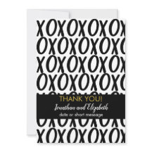 Tack XOXO Kramar Kyssar Minimalistisk