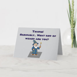 🧙 ‍ "Tack, You Glorious Wizard" Kort