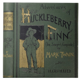 Täcka av "äventyr av huckleberryen som kakelplatta