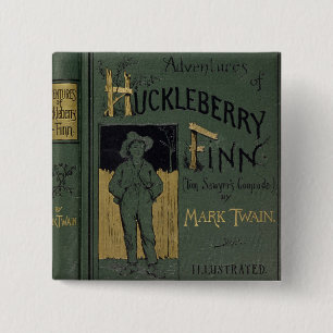 Täcka av "äventyr av huckleberryen som knapp
