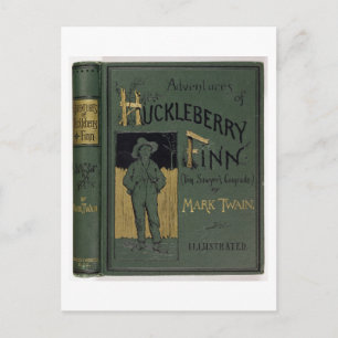 Täcka av "äventyr av huckleberryen som vykort