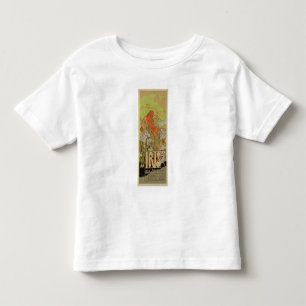 Täcka av ställning och librettoen av operan t-shirt