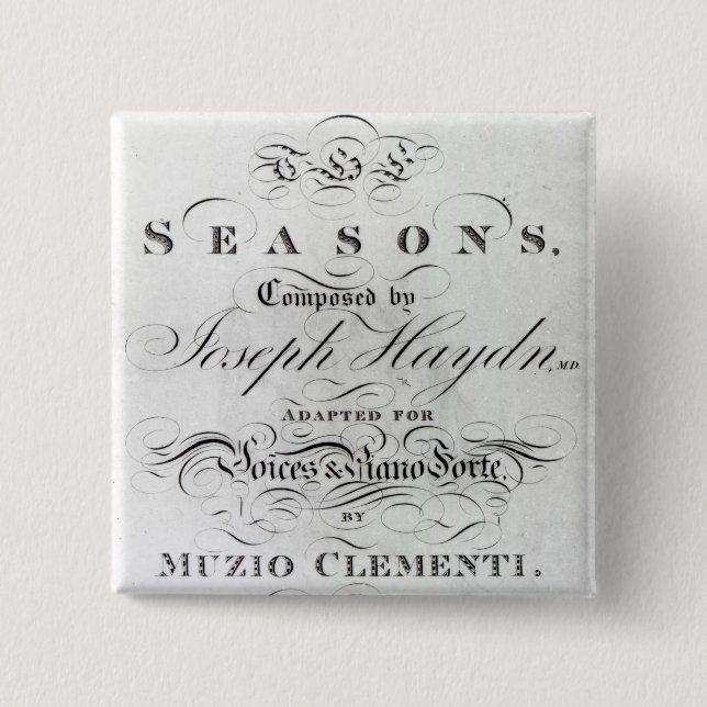 Täcka av ställninglakan av 'säsonger knapp (Framsida)