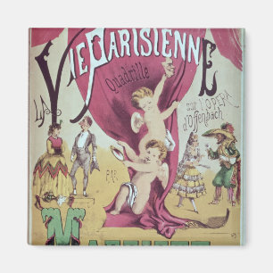 Täcka av ställninglakan'La tävlar Parisienne Magnet
