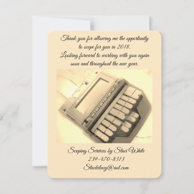 Tacka dig att card tack kort (Framsida)