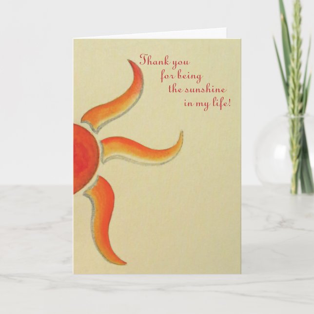 Tacka dig att card - tacka dig för att vara tack kort (Framsida)