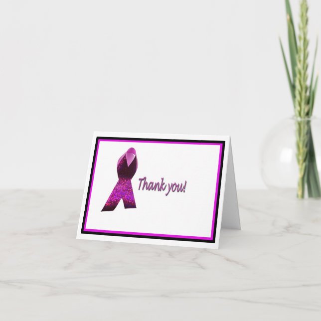 tacka dig att kurera ENKELT Tack Kort (Framsida)