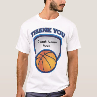 Tacka dig basketlogotypen t-shirt