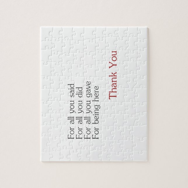 Tacka dig för alla pussel (Vertikal)