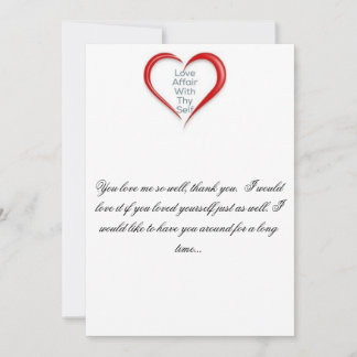 Tacka dig för att älska mig väl, behaga kärlek dig tack kort