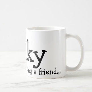 Tacka dig för att vara en vän…, Wilky Kaffemugg