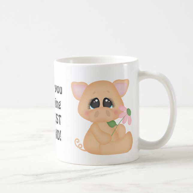 Tacka dig för att vara min bästa vänmugg kaffemugg (Höger)