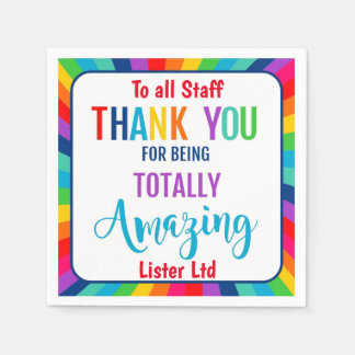 Tacka dig för att vara totalt enormt pappersservett