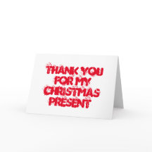 Tacka dig för min julklapp