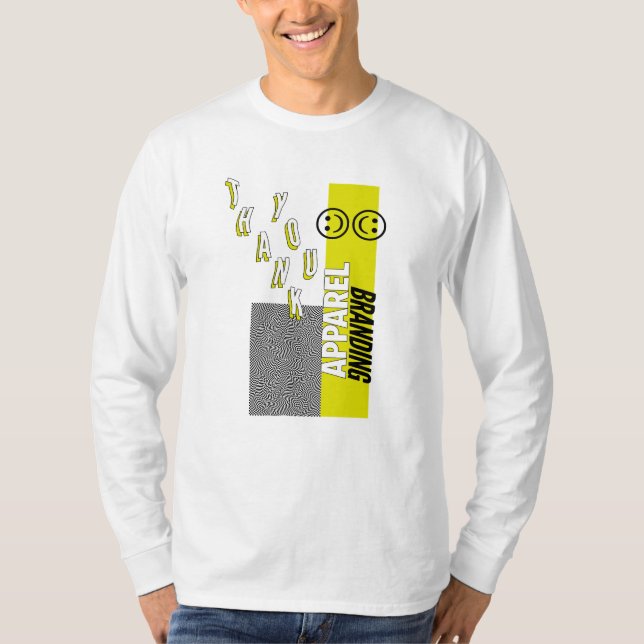 tacka dig långärmadt-skjortan tee shirt (Framsida)