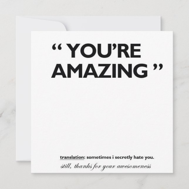 Tacka dig! tack kort (Framsida)