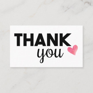 Tacka dig unika visitkortar för hjärta visitkort