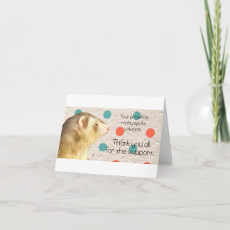 Tacka dig vesslakortet tack kort