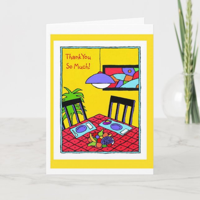 Tacka Du-Så Mycket! Tack Kort (Framsida)