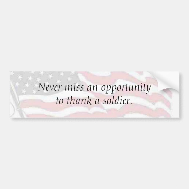 Tacka en soldat bildekal (Framsidan)