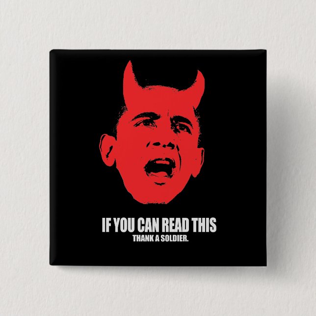 Tacka en soldatbildekal knapp (Framsida)