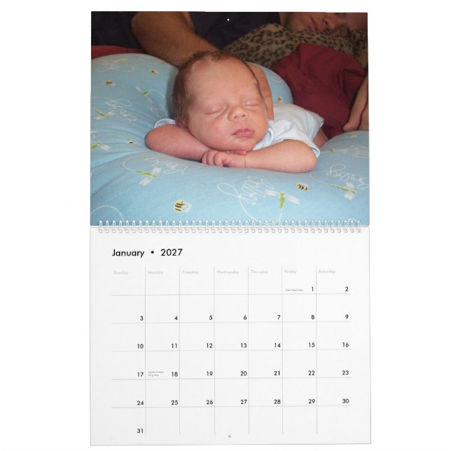 täcka ett år av nallen kalender (Jan 2027)