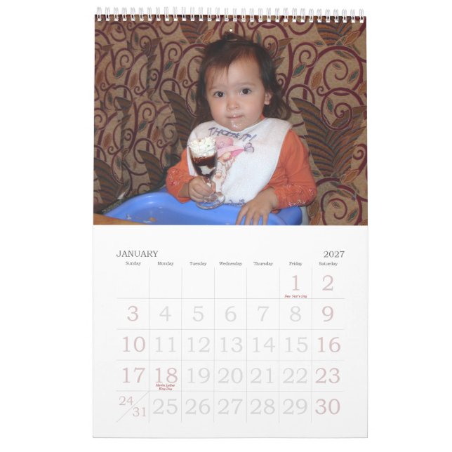 täcka familjkalendern kalender (Jan 2027)