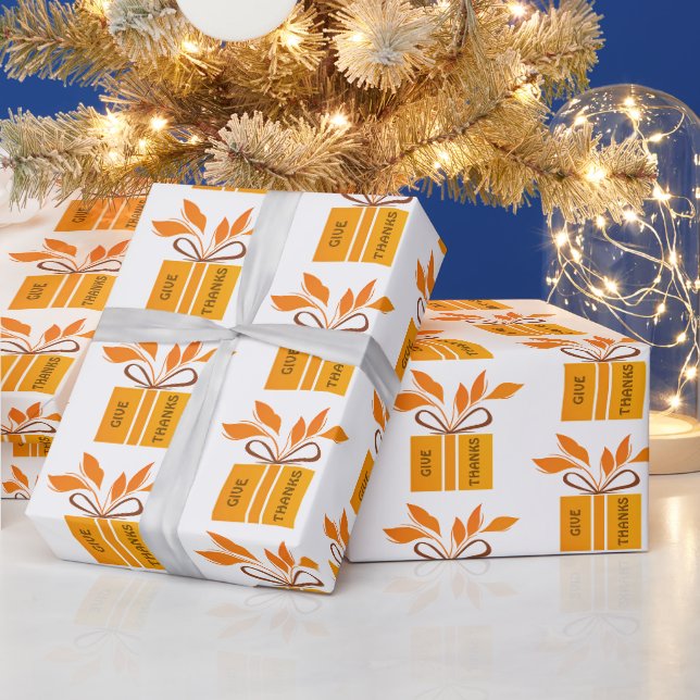 Tacka Gud Julhögt wrapping-papper Presentpapper (Helgdagar)
