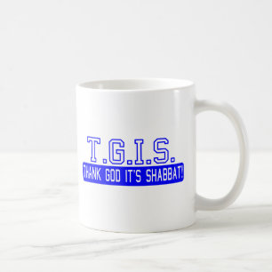 Tacka guden som det är Shabbat! Kaffemugg