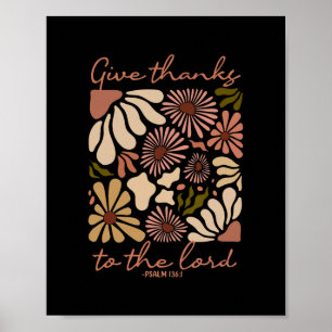 Tacka Herren Jesus Kristi tack Poster