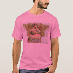 Tacka himmel för liten flicka! Rosa utslagsplats T Shirt