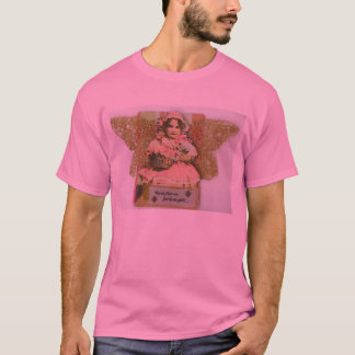 Tacka himmel för liten flicka! Rosa utslagsplats T Shirt